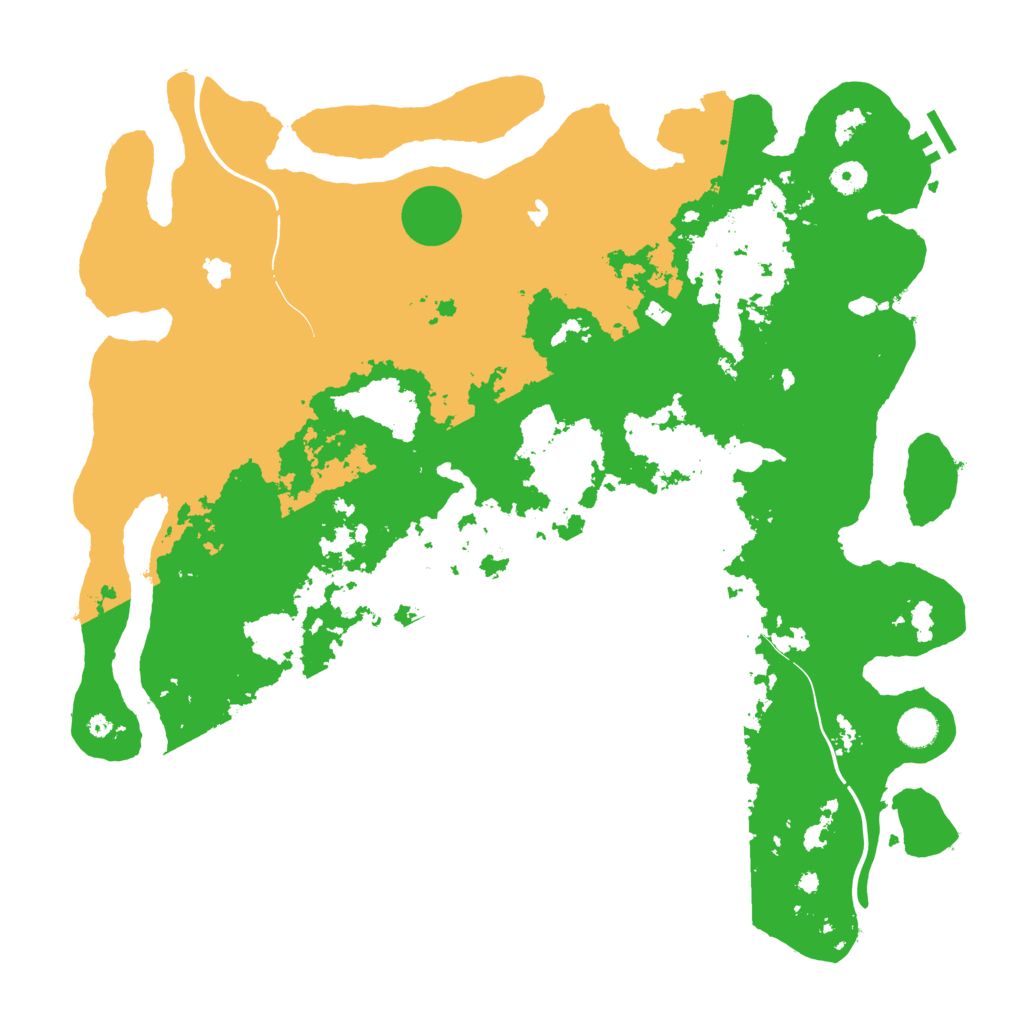 Biome Rust Map: Procedural Map, Size: 4500, Seed: 1349872958