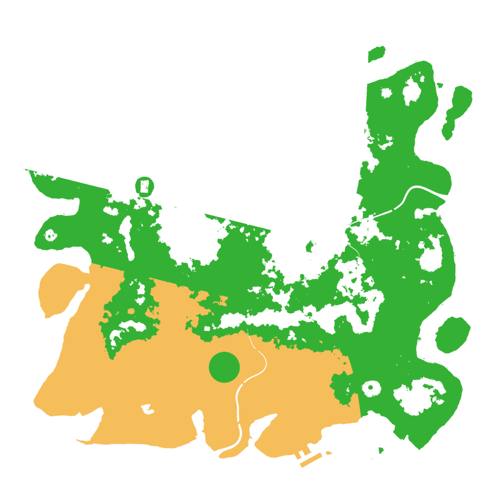 Biome Rust Map: Procedural Map, Size: 4300, Seed: 955285