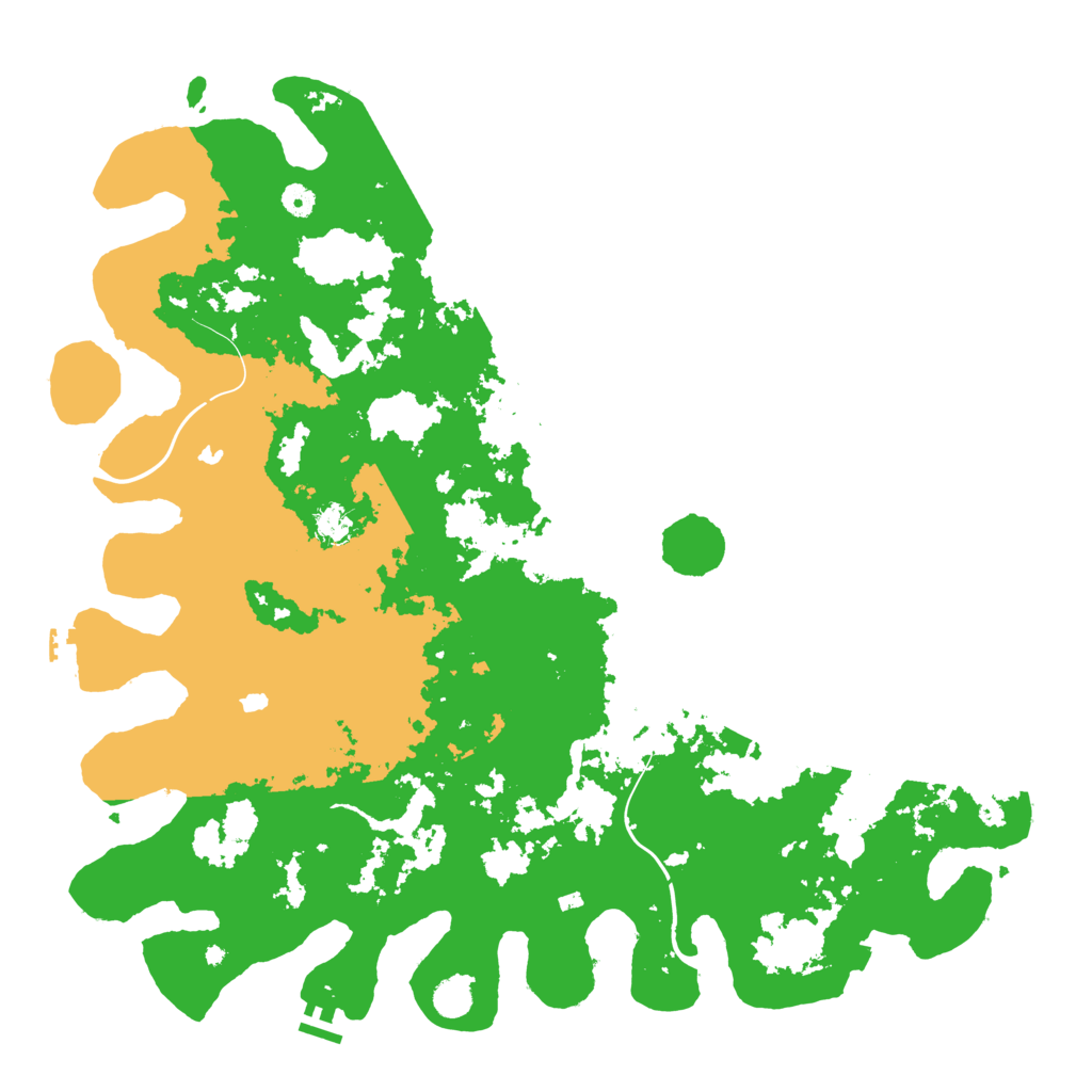 Biome Rust Map: Procedural Map, Size: 5000, Seed: 1226727683