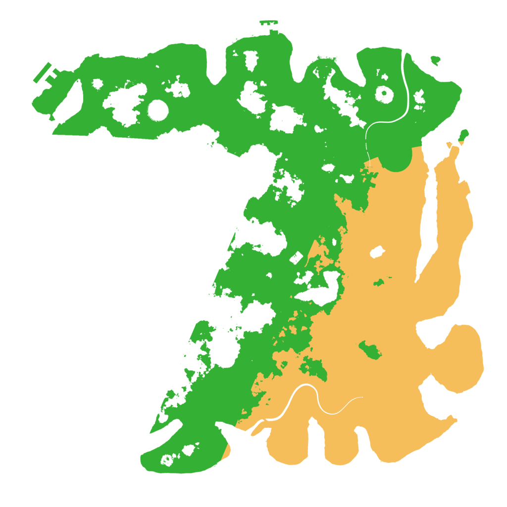 Biome Rust Map: Procedural Map, Size: 4250, Seed: 1186328127