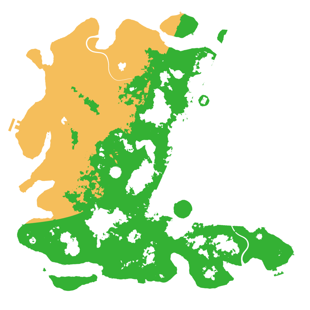 Biome Rust Map: Procedural Map, Size: 4750, Seed: 928549794