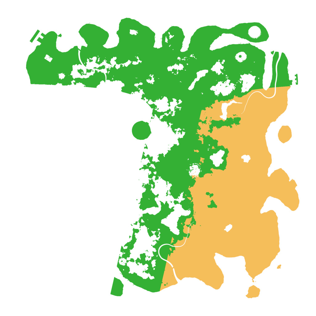 Biome Rust Map: Procedural Map, Size: 4500, Seed: 20241109
