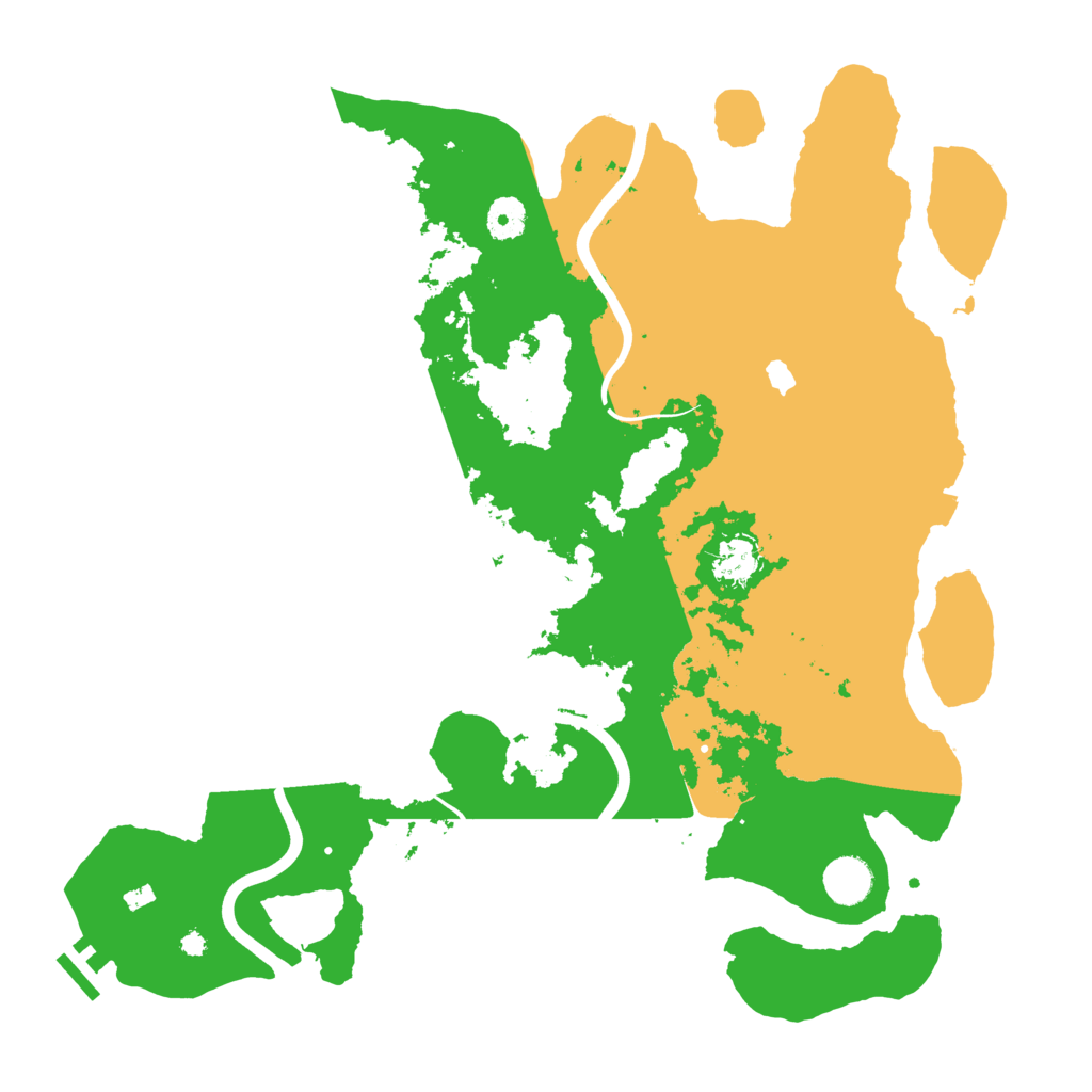 Biome Rust Map: Procedural Map, Size: 4000, Seed: 100211