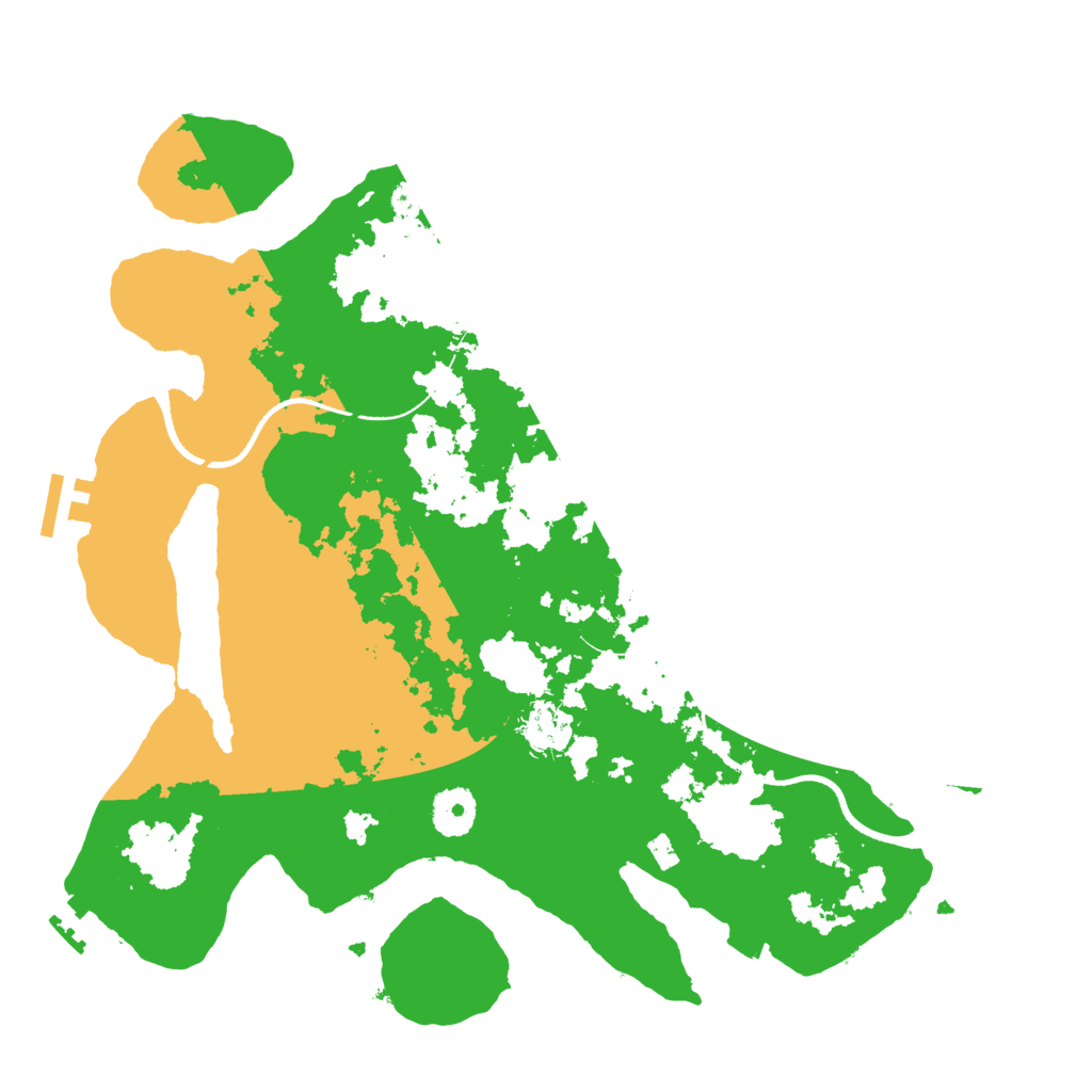 Biome Rust Map: Procedural Map, Size: 3500, Seed: 20241107