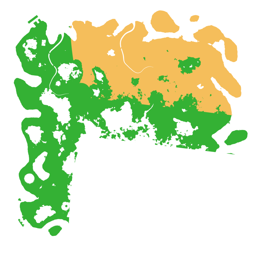 Biome Rust Map: Procedural Map, Size: 4500, Seed: 143547449