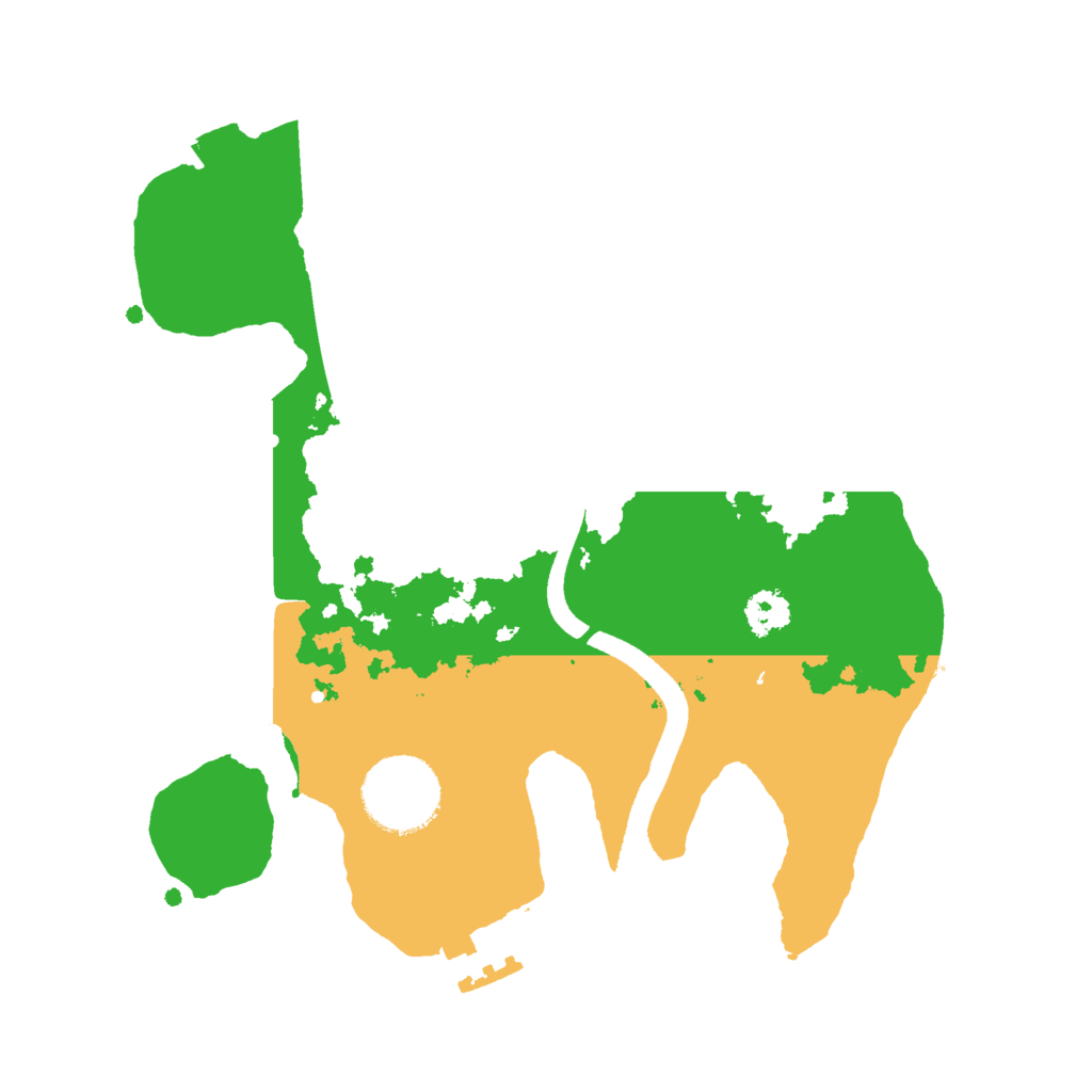 Biome Rust Map: Procedural Map, Size: 2500, Seed: 1693633984