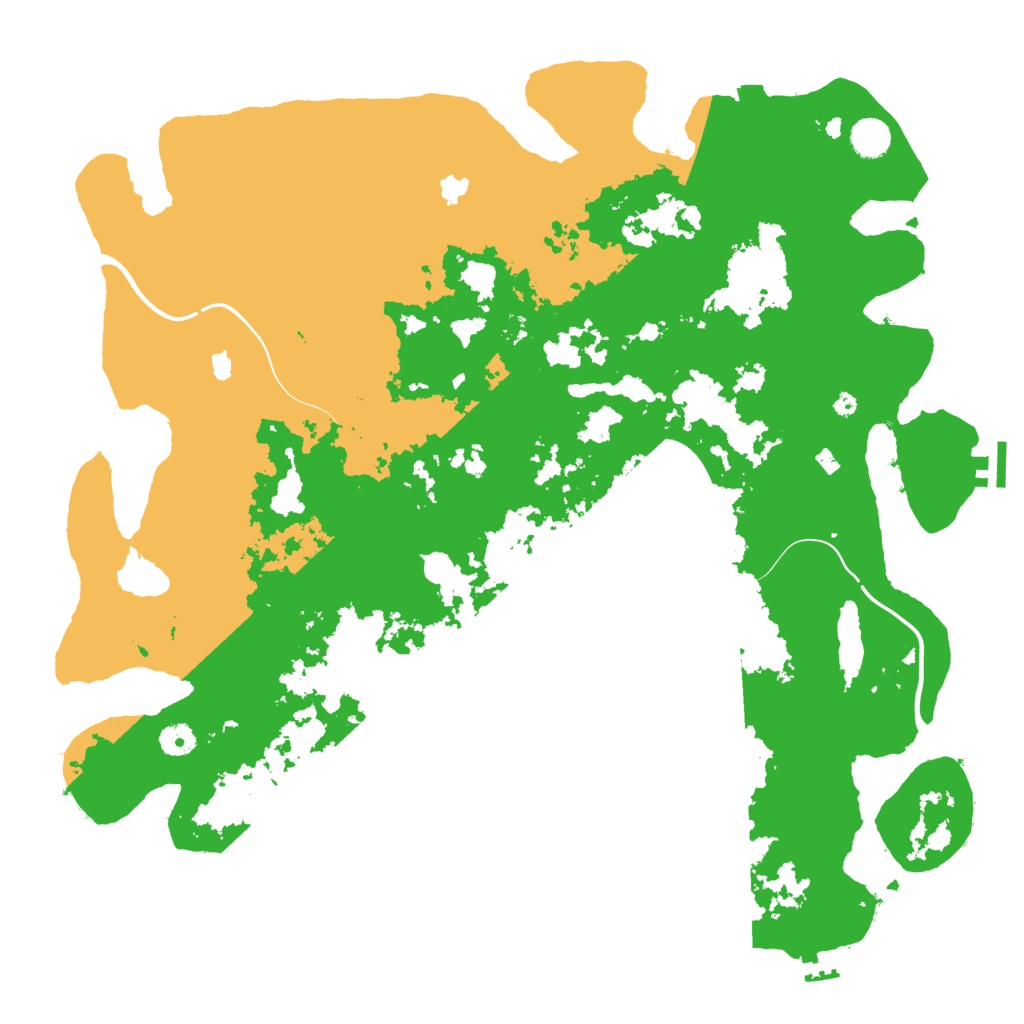 Biome Rust Map: Procedural Map, Size: 4500, Seed: 909194473