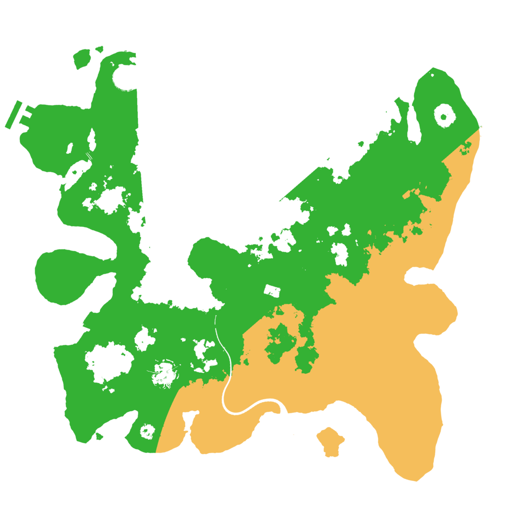 Biome Rust Map: Procedural Map, Size: 3500, Seed: 717573970