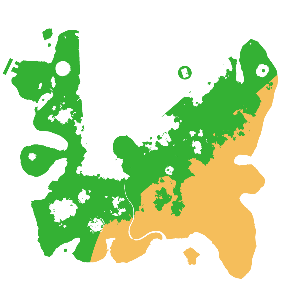 Biome Rust Map: Procedural Map, Size: 3500, Seed: 717573970