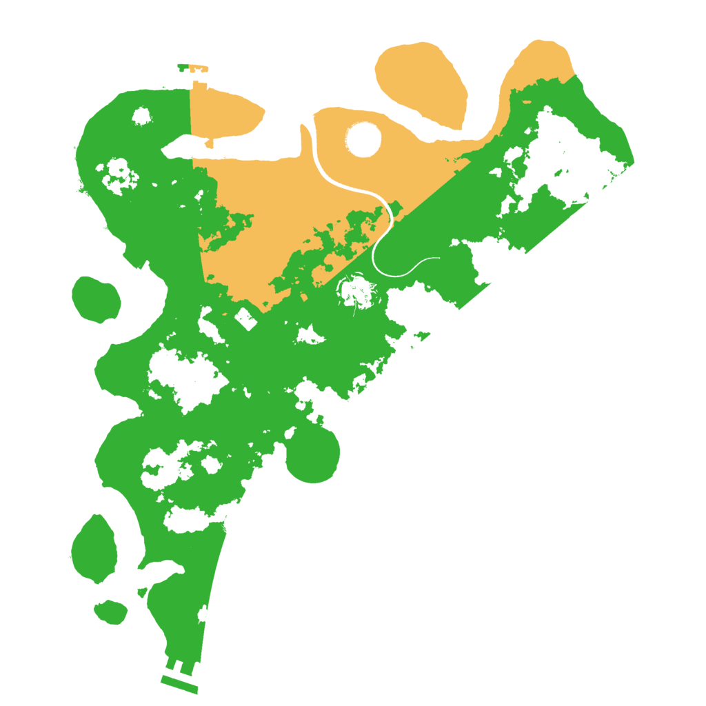 Biome Rust Map: Procedural Map, Size: 3500, Seed: 527656034