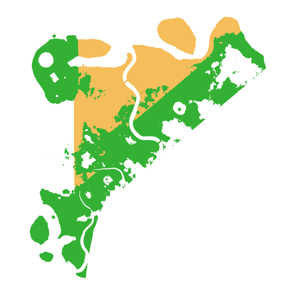 Biome Rust Map: Procedural Map, Size: 3500, Seed: 527656034