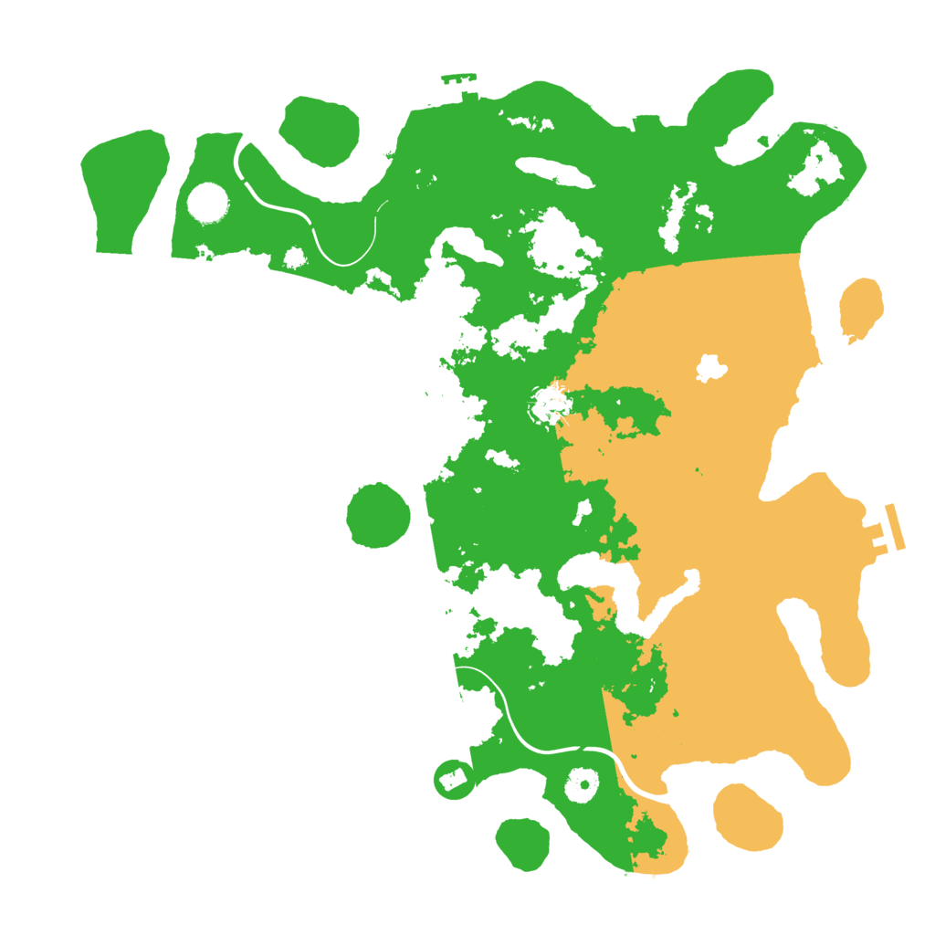 Biome Rust Map: Procedural Map, Size: 4050, Seed: 461698457