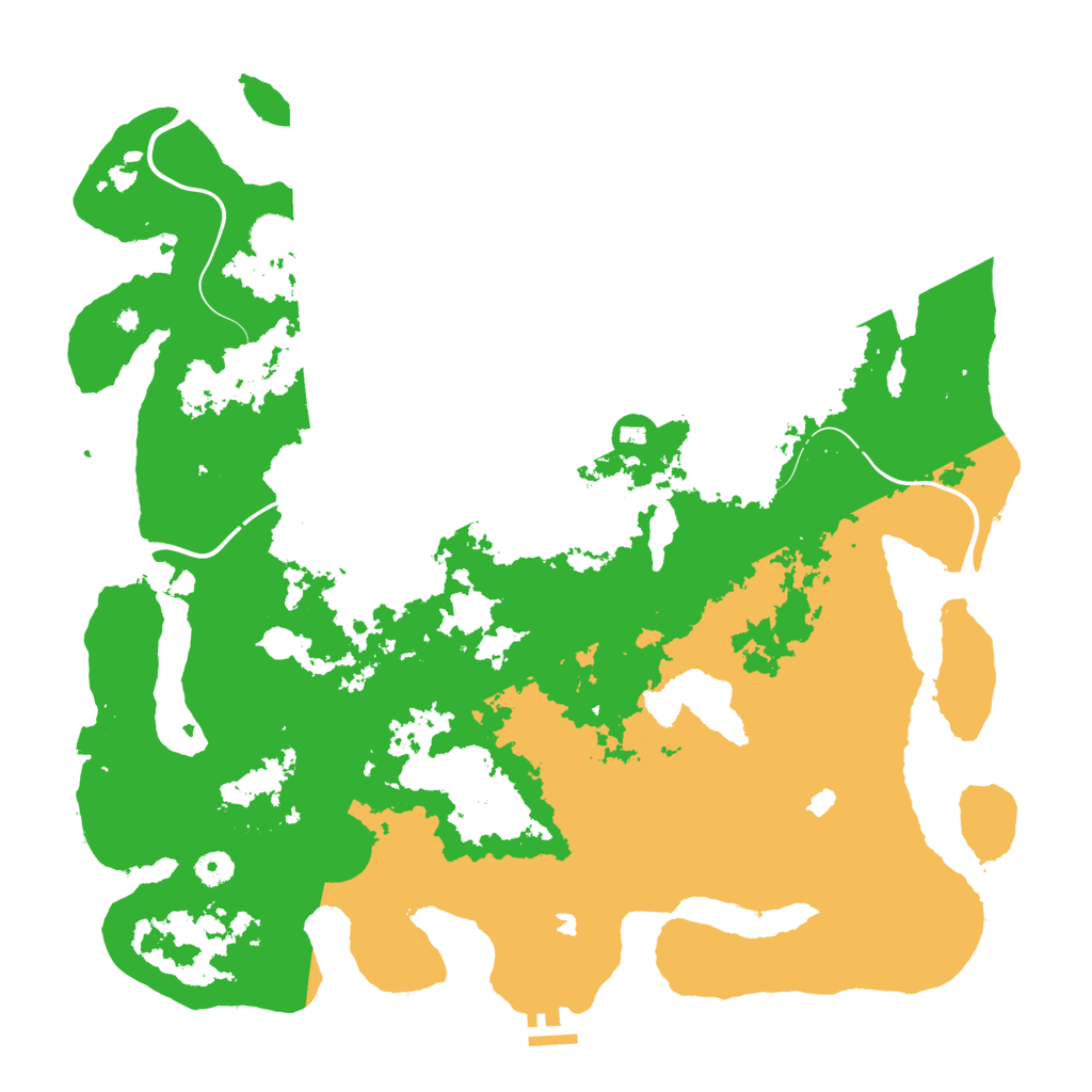 Biome Rust Map: Procedural Map, Size: 4500, Seed: 196338798