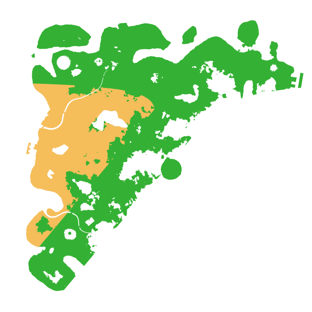 Biome Rust Map: Procedural Map, Size: 4000, Seed: 53553