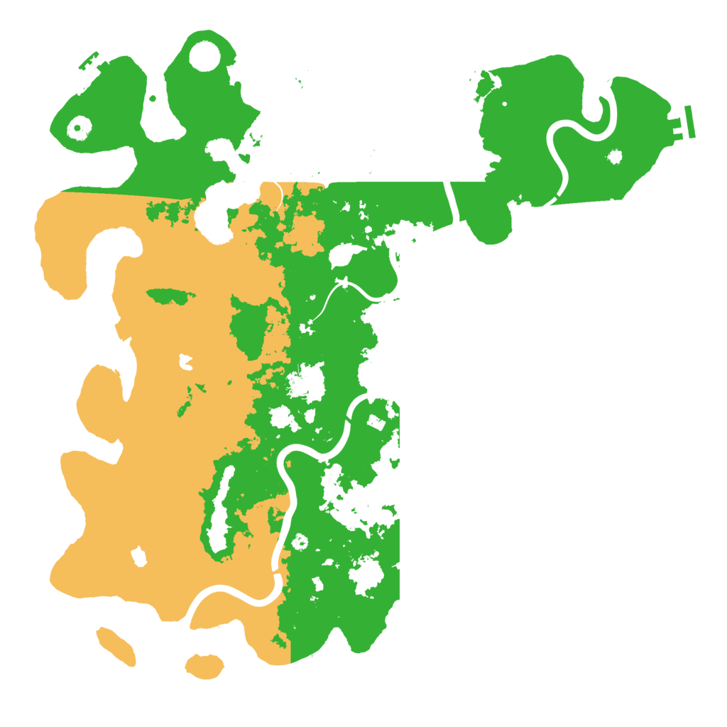 Biome Rust Map: Procedural Map, Size: 4500, Seed: 34808666