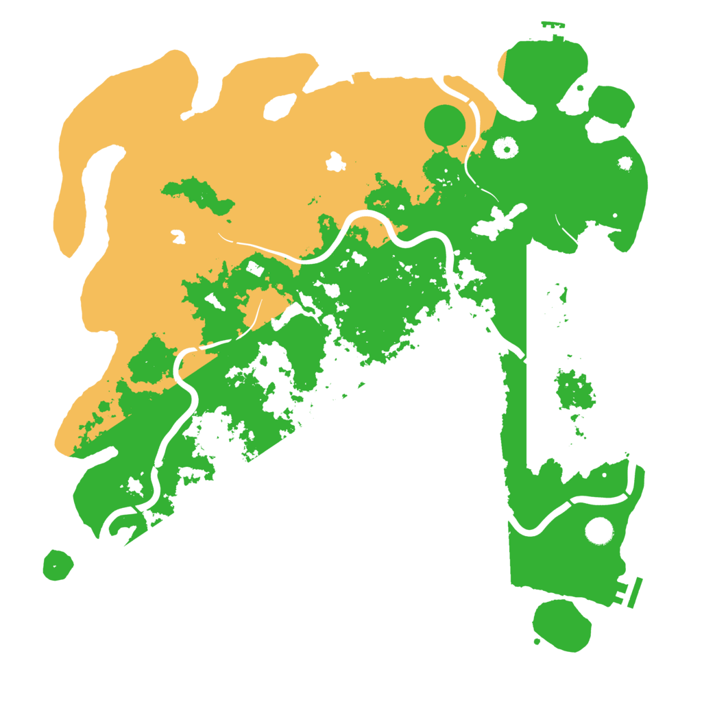 Biome Rust Map: Procedural Map, Size: 4500, Seed: 1125618862