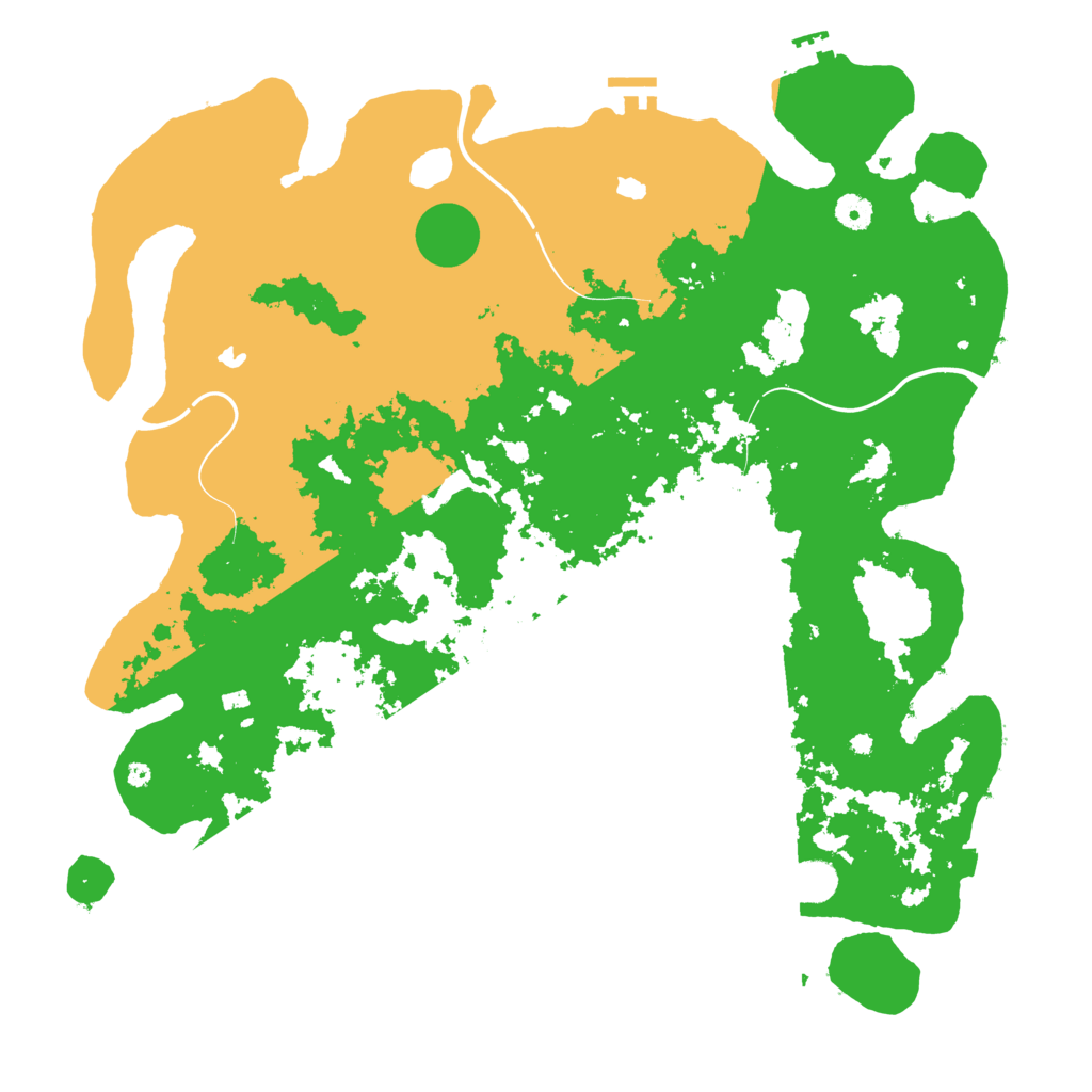 Biome Rust Map: Procedural Map, Size: 4500, Seed: 1125618862