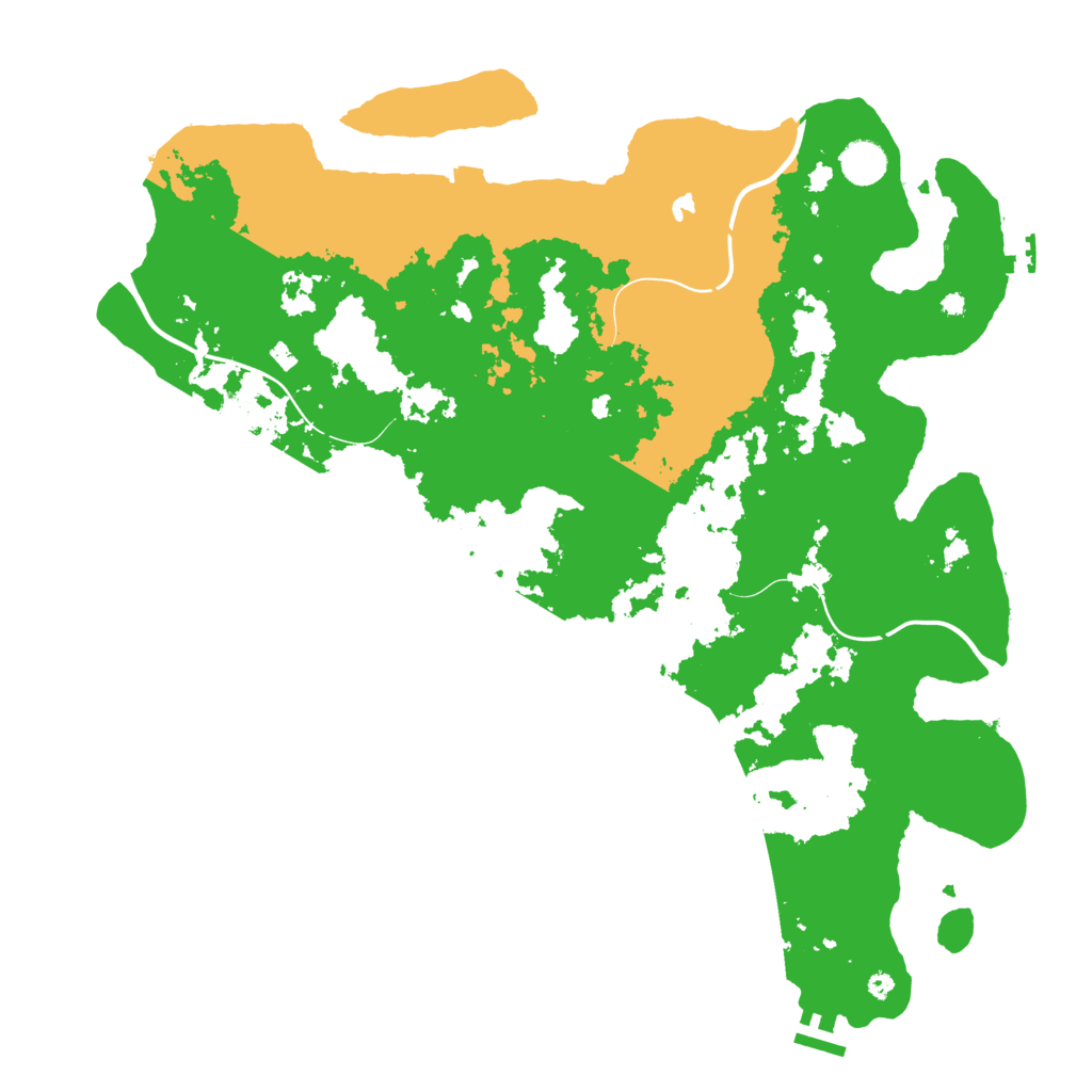 Biome Rust Map: Procedural Map, Size: 4250, Seed: 955749277