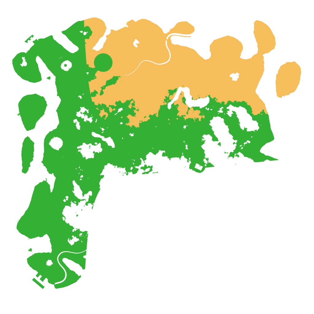 Biome Rust Map: Procedural Map, Size: 4500, Seed: 165950475