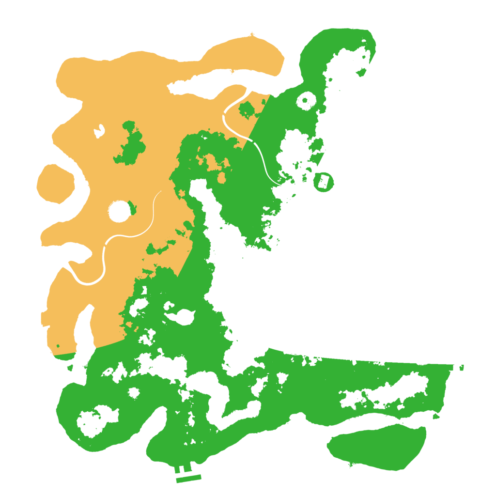 Biome Rust Map: Procedural Map, Size: 4000, Seed: 21572