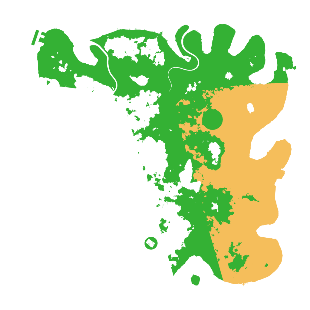 Biome Rust Map: Procedural Map, Size: 4000, Seed: 104607679