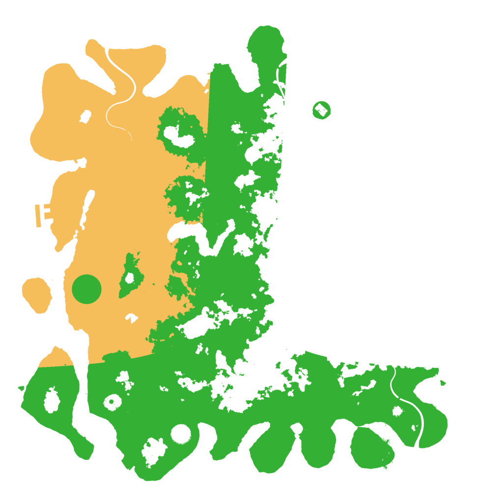 Biome Rust Map: Procedural Map, Size: 4500, Seed: 2147476969