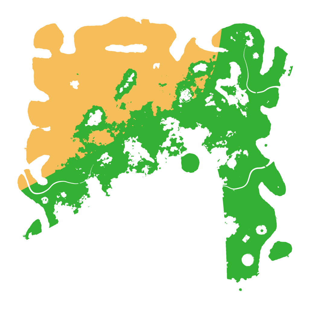 Biome Rust Map: Procedural Map, Size: 4500, Seed: 1822082562