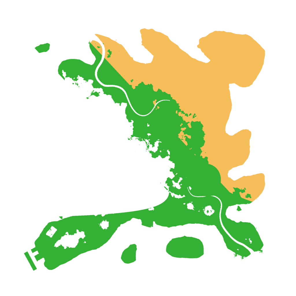 Biome Rust Map: Procedural Map, Size: 3000, Seed: 82714409