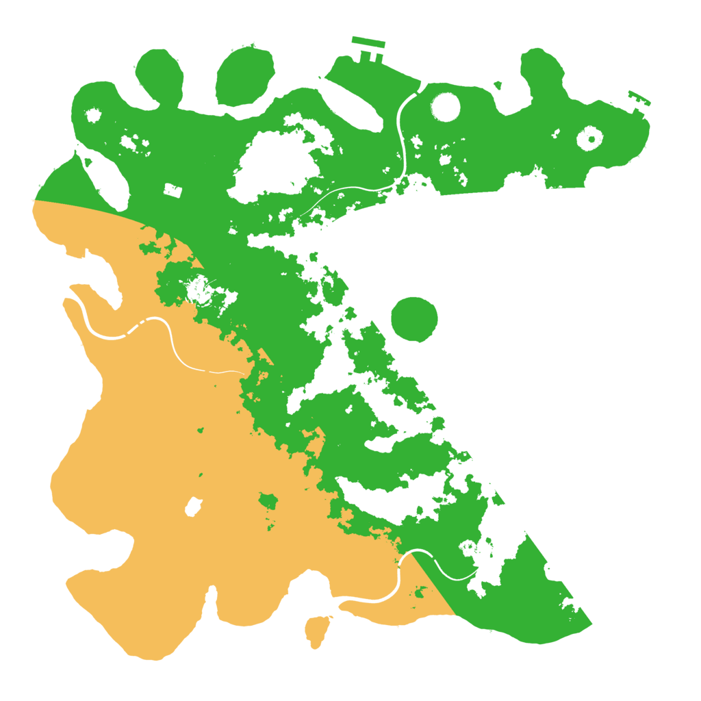 Biome Rust Map: Procedural Map, Size: 4250, Seed: 1841140539