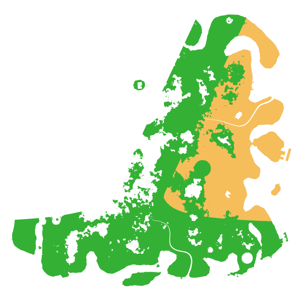 Biome Rust Map: Procedural Map, Size: 4800, Seed: 738288576