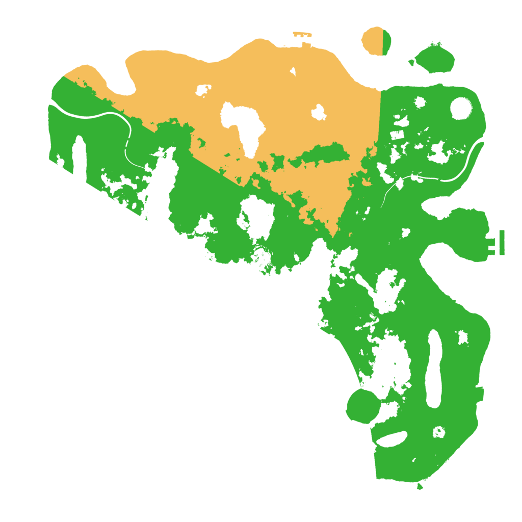 Biome Rust Map: Procedural Map, Size: 4250, Seed: 667778