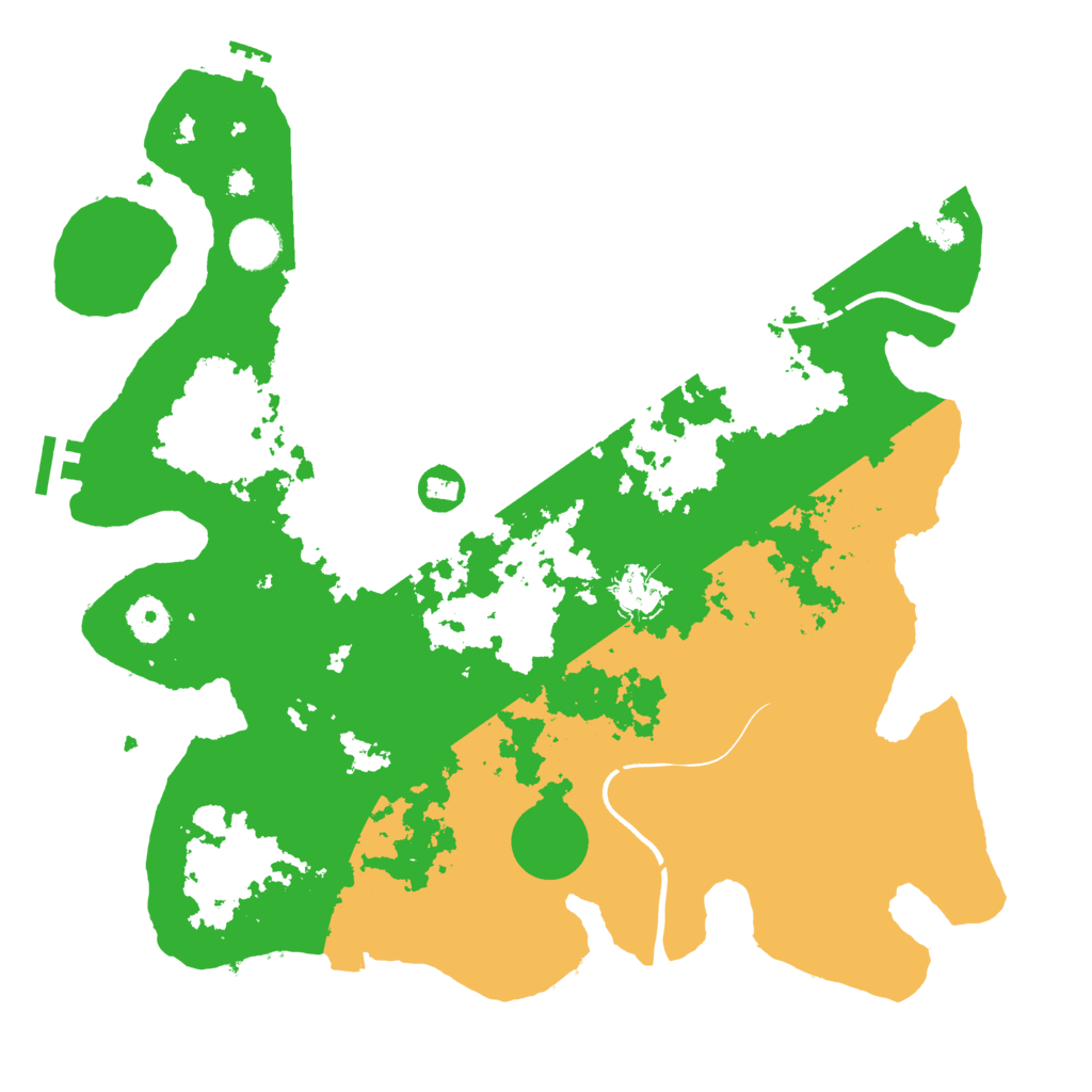 Biome Rust Map: Procedural Map, Size: 3750, Seed: 140688580