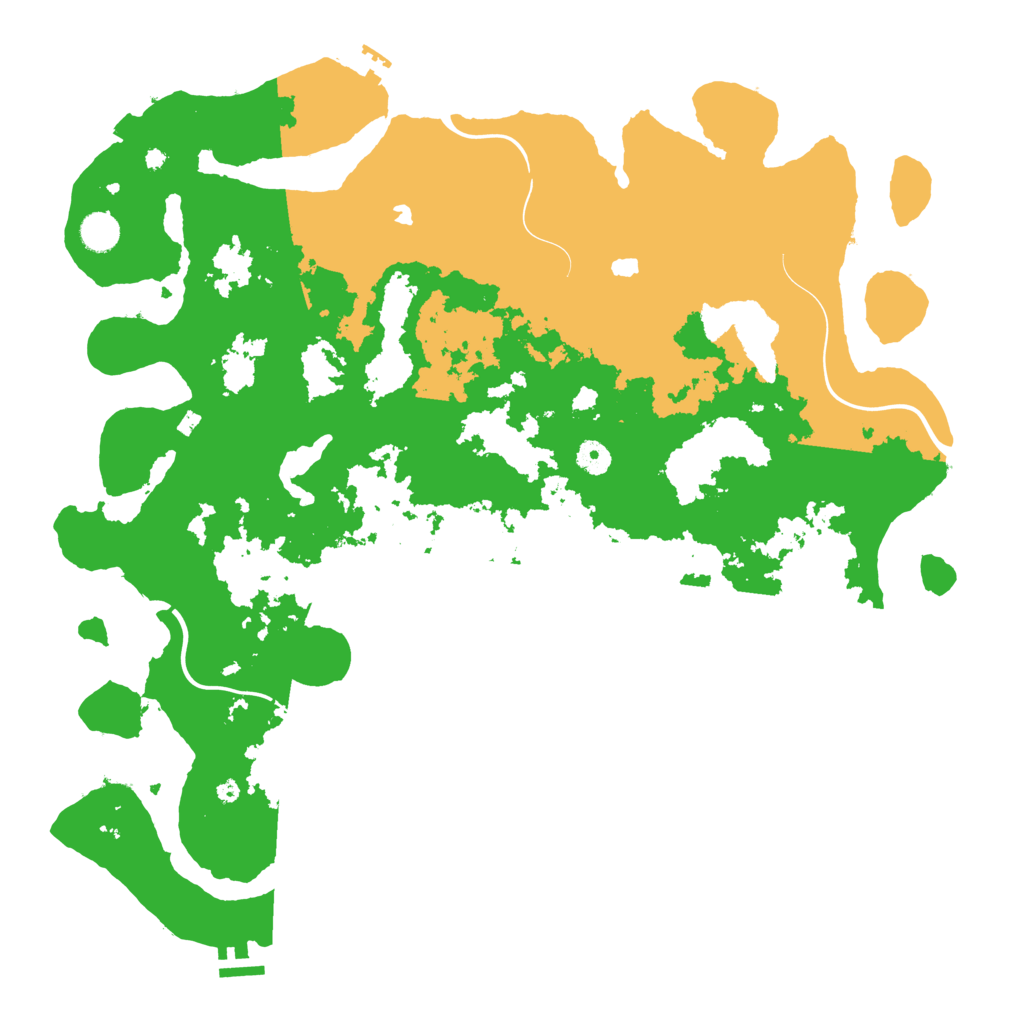 Biome Rust Map: Procedural Map, Size: 4550, Seed: 8005981