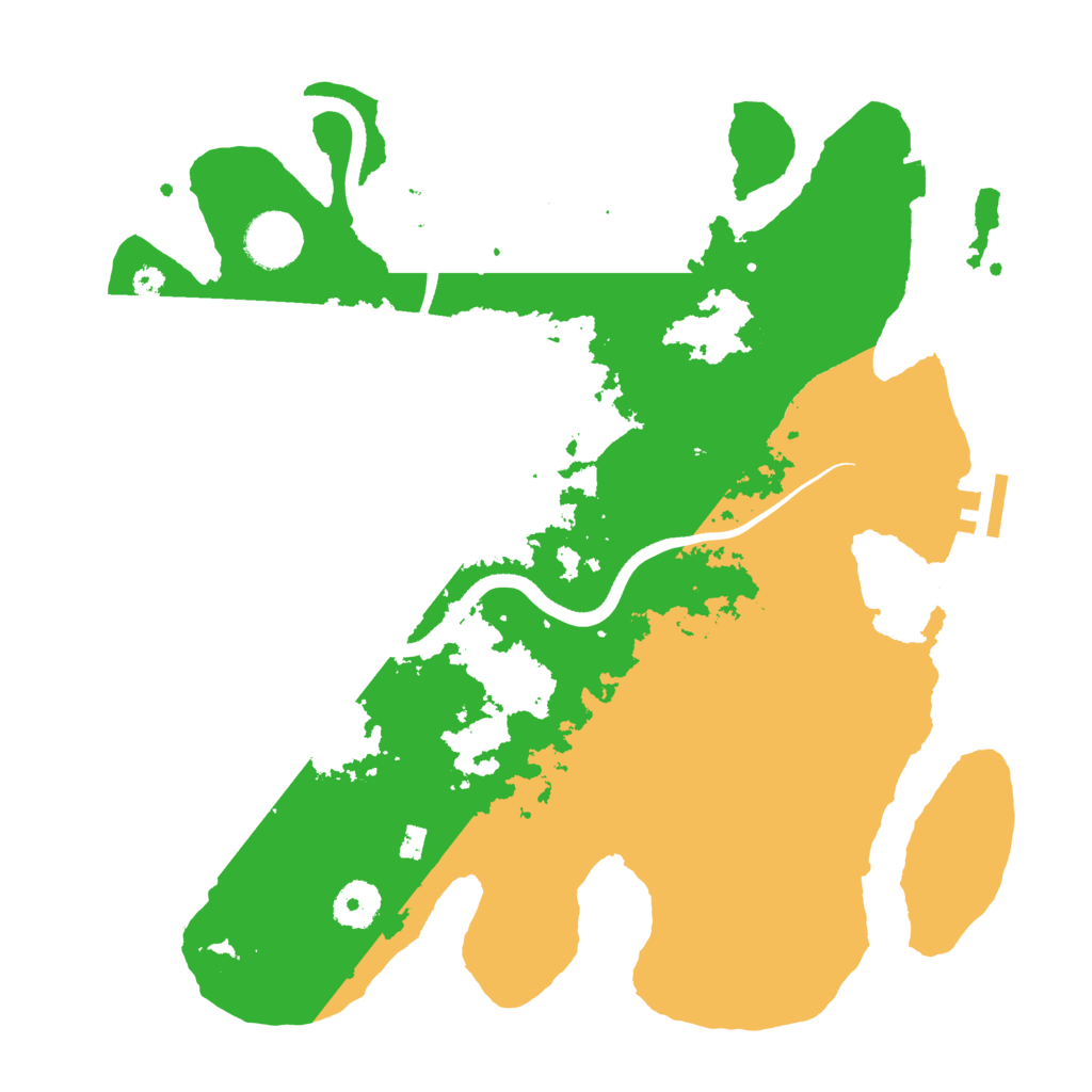 Biome Rust Map: Procedural Map, Size: 3500, Seed: 784208208