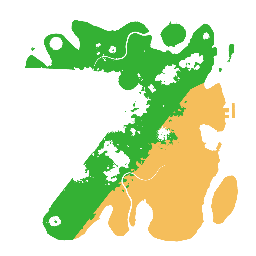 Biome Rust Map: Procedural Map, Size: 3500, Seed: 784208208