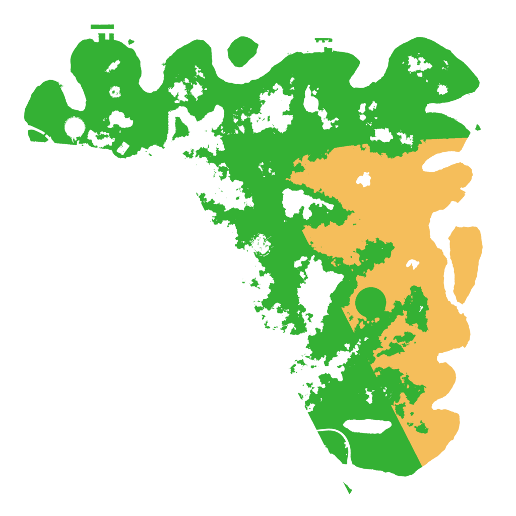 Biome Rust Map: Procedural Map, Size: 4500, Seed: 197382723