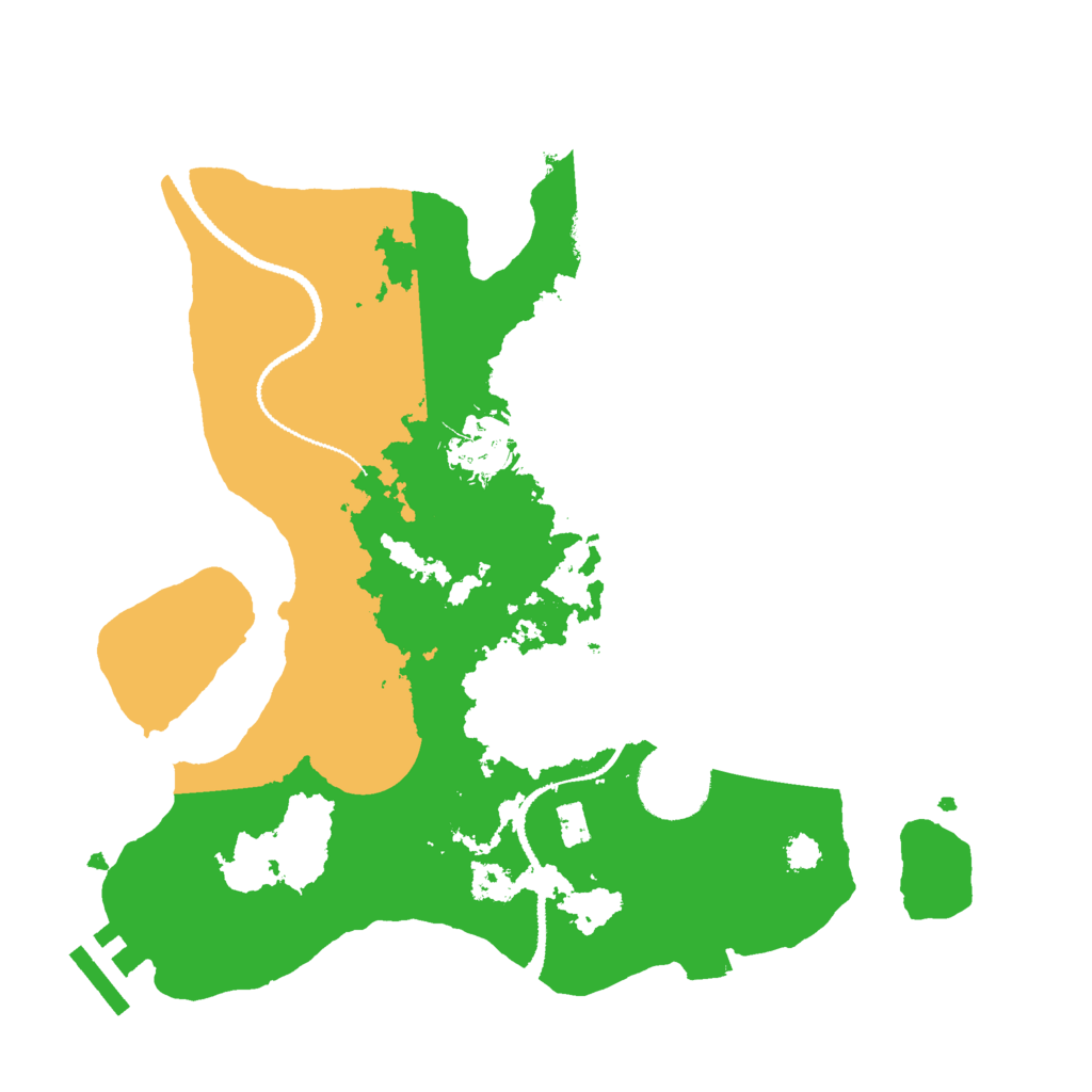 Biome Rust Map: Procedural Map, Size: 2800, Seed: 6655