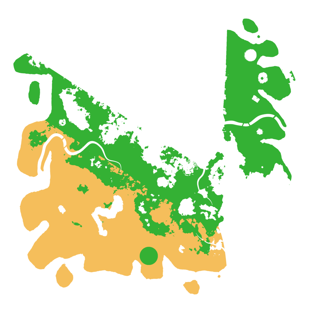 Biome Rust Map: Procedural Map, Size: 4500, Seed: 672626517