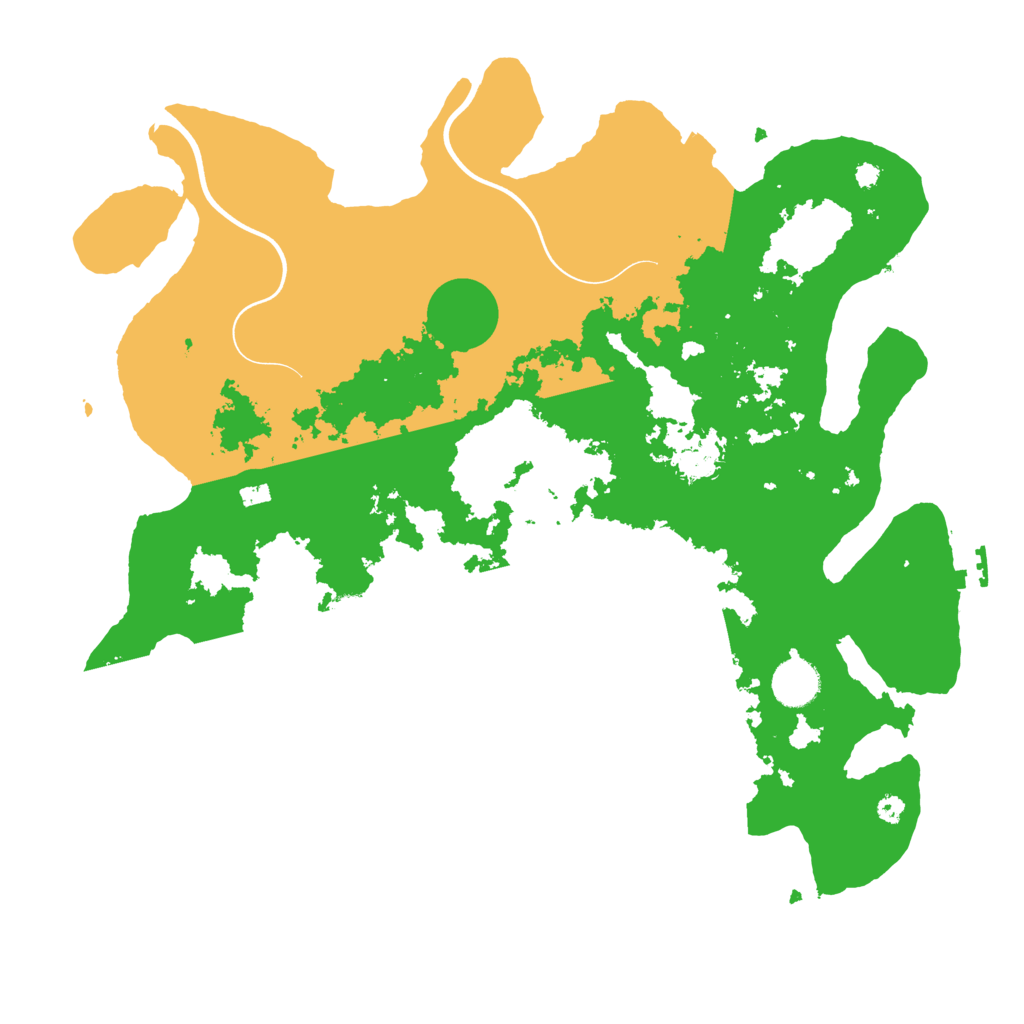 Biome Rust Map: Procedural Map, Size: 3800, Seed: 420695362