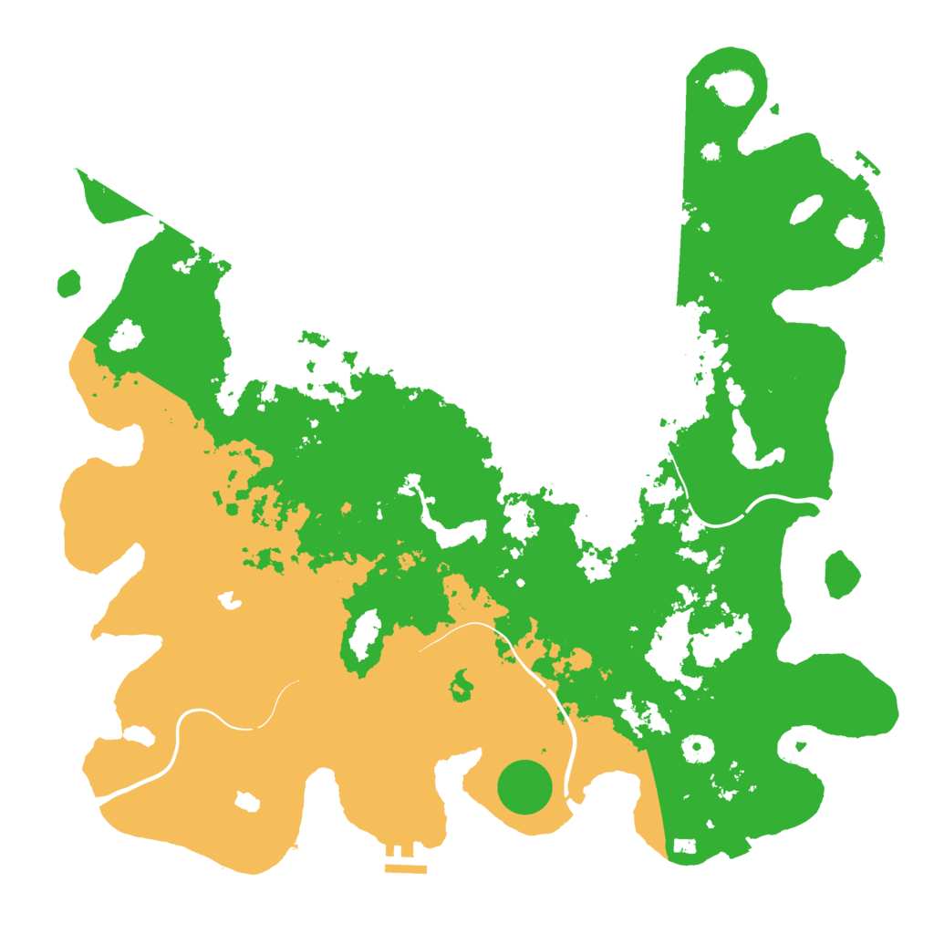 Biome Rust Map: Procedural Map, Size: 4500, Seed: 1807123003