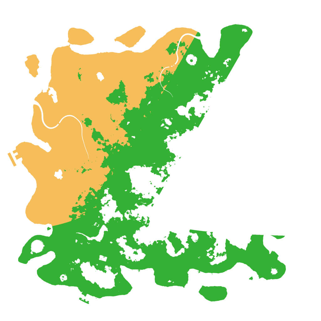 Biome Rust Map: Procedural Map, Size: 4500, Seed: 75182