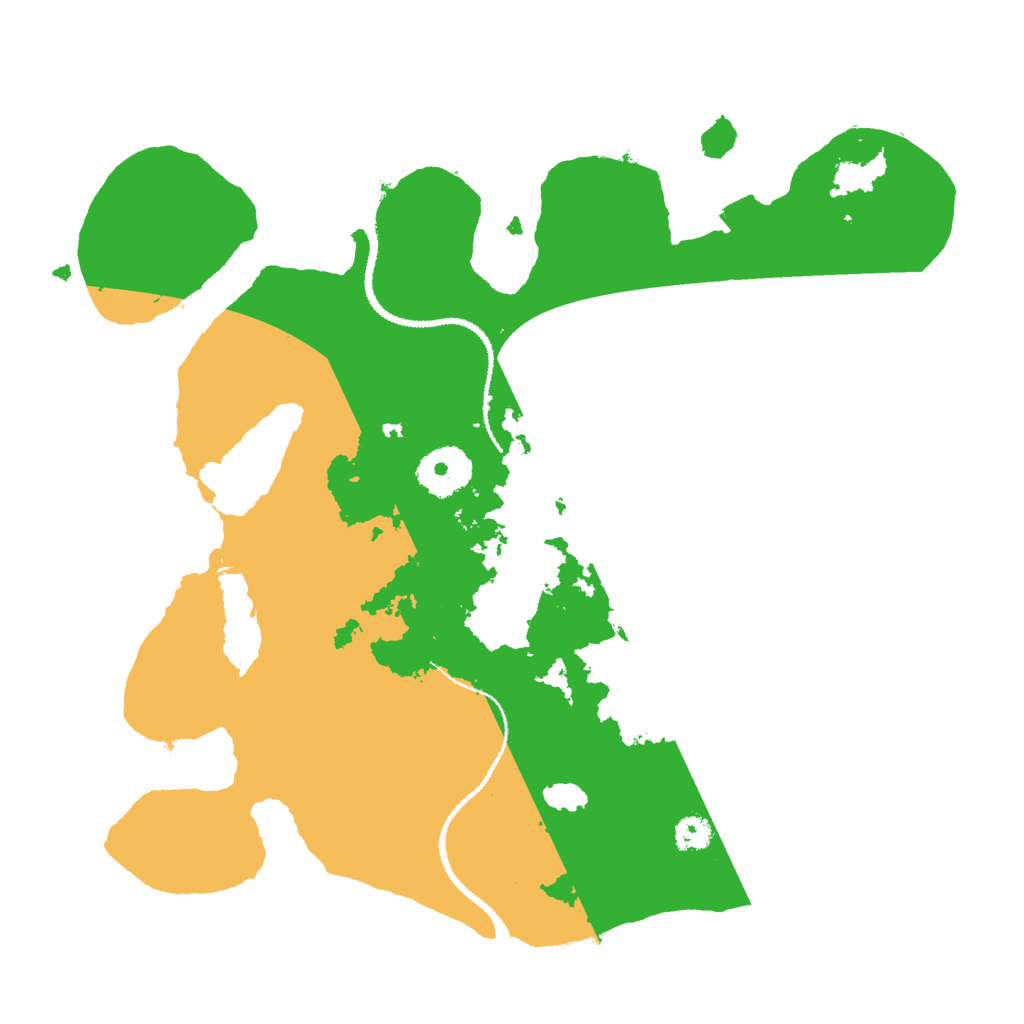 Biome Rust Map: Procedural Map, Size: 3000, Seed: 958429898