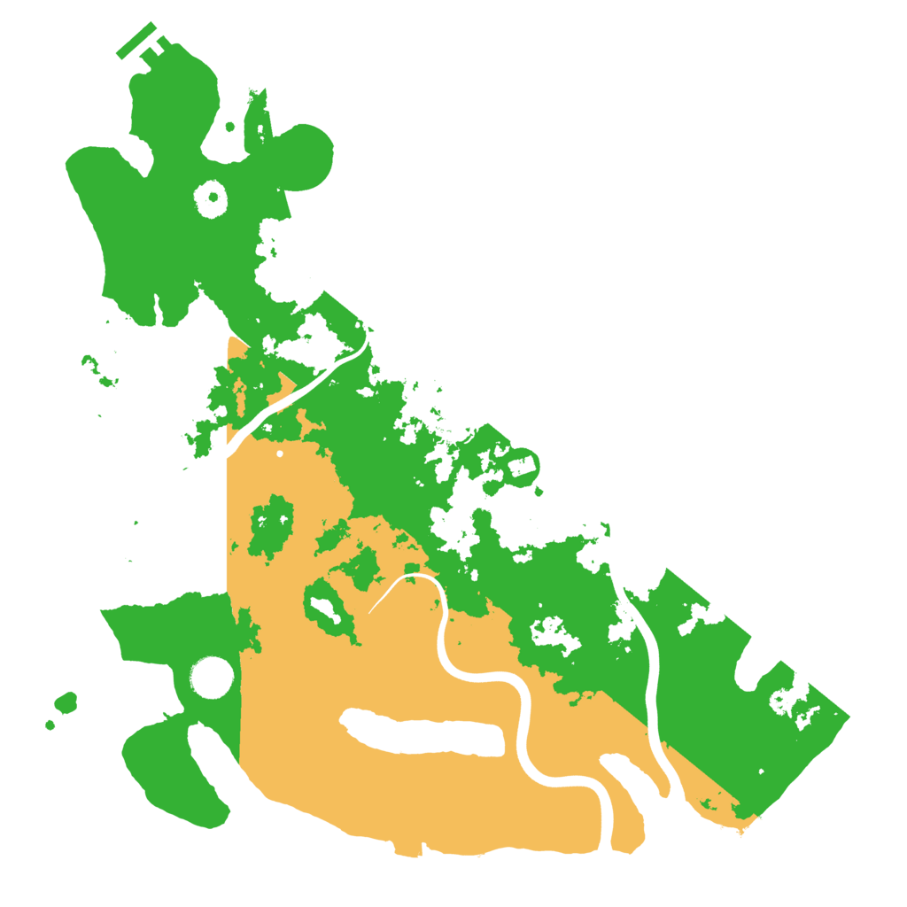Biome Rust Map: Procedural Map, Size: 3850, Seed: 35025499