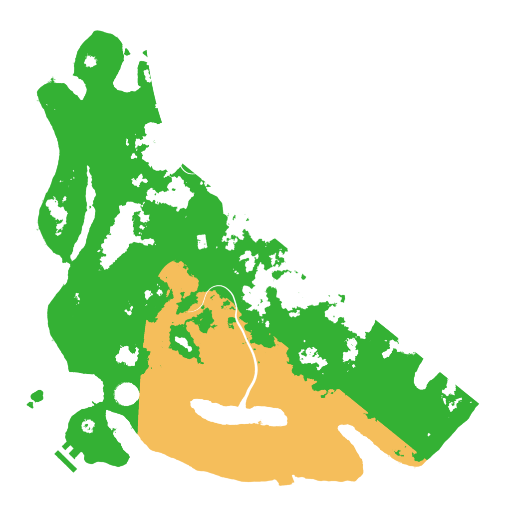 Biome Rust Map: Procedural Map, Size: 3850, Seed: 35025499