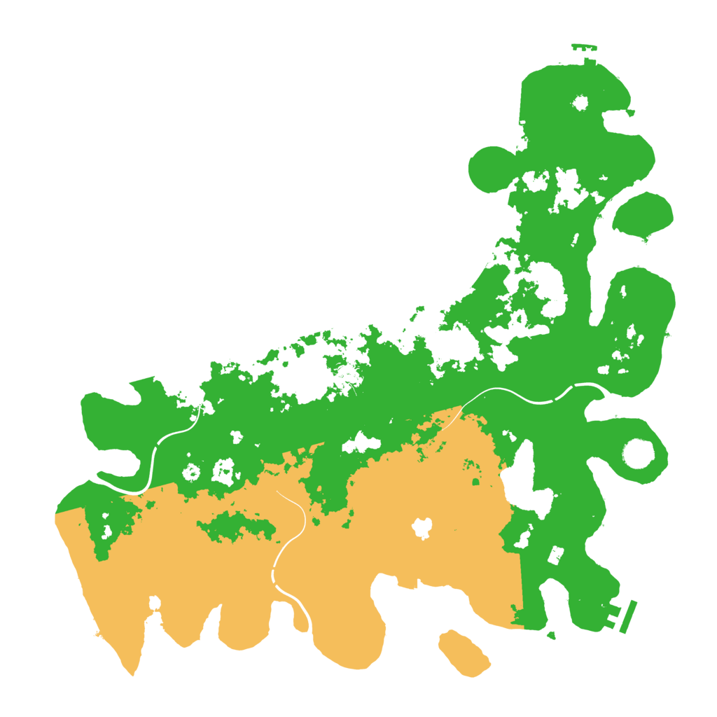 Biome Rust Map: Procedural Map, Size: 4250, Seed: 7476