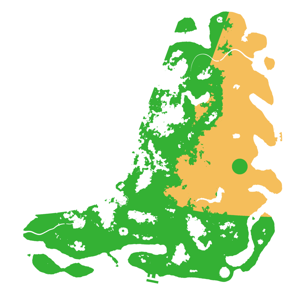 Biome Rust Map: Procedural Map, Size: 5000, Seed: 1323589629