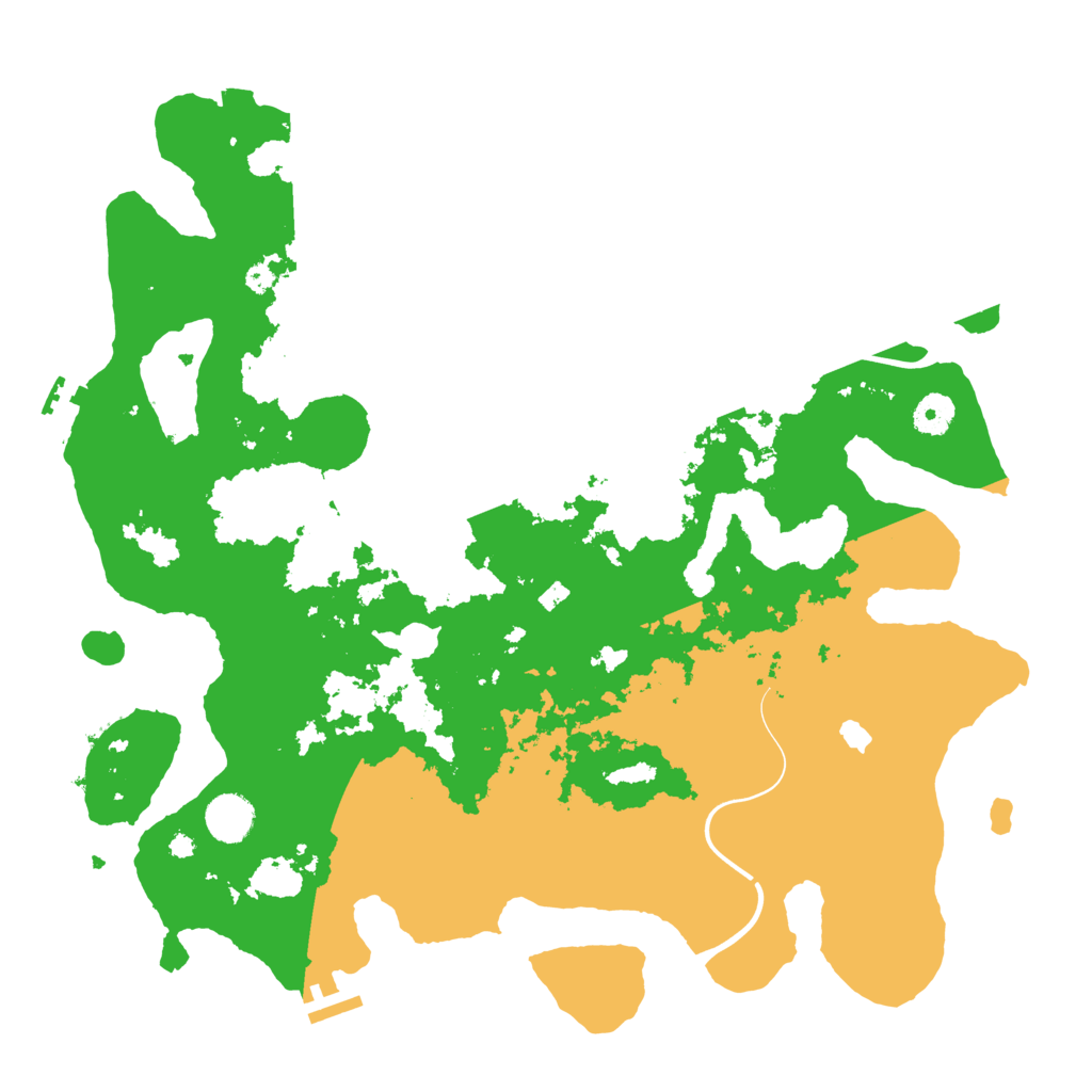 Biome Rust Map: Procedural Map, Size: 4000, Seed: 888355950