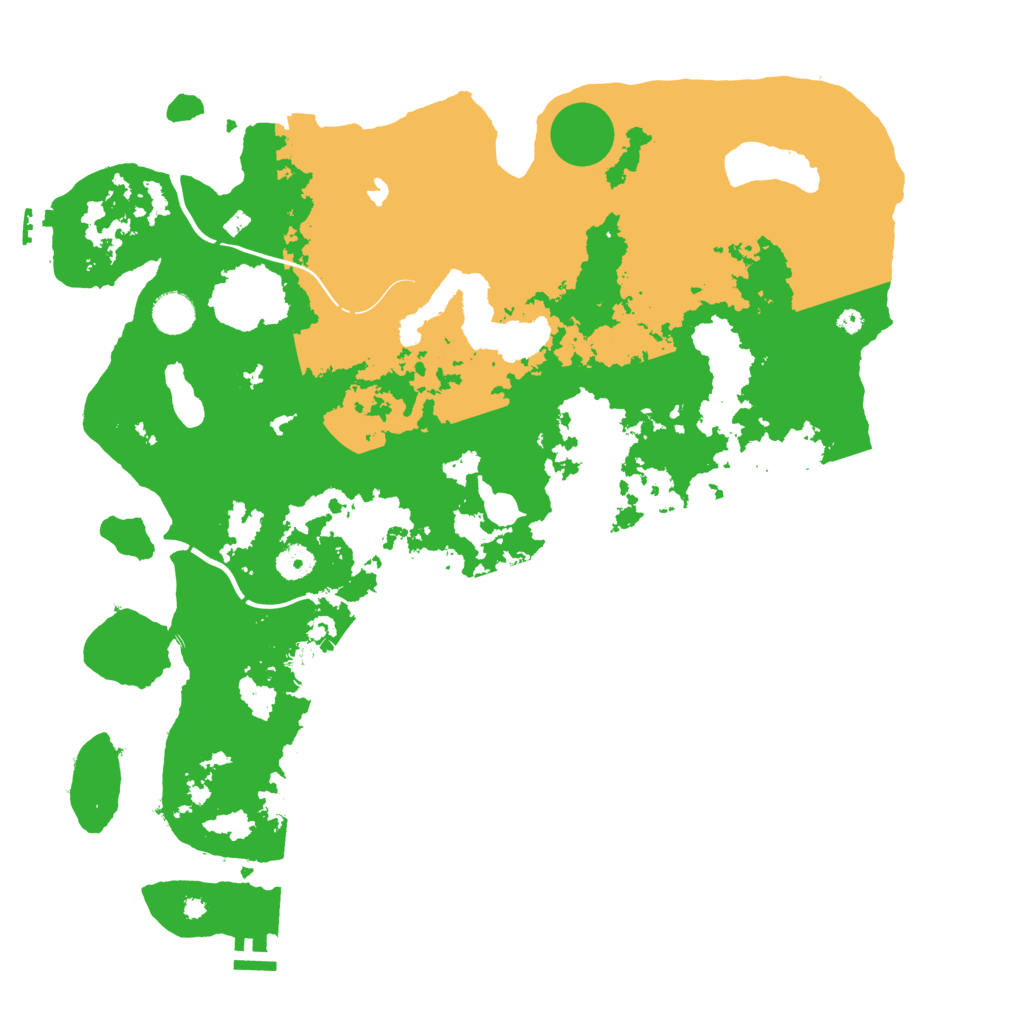 Biome Rust Map: Procedural Map, Size: 4250, Seed: 1080049680