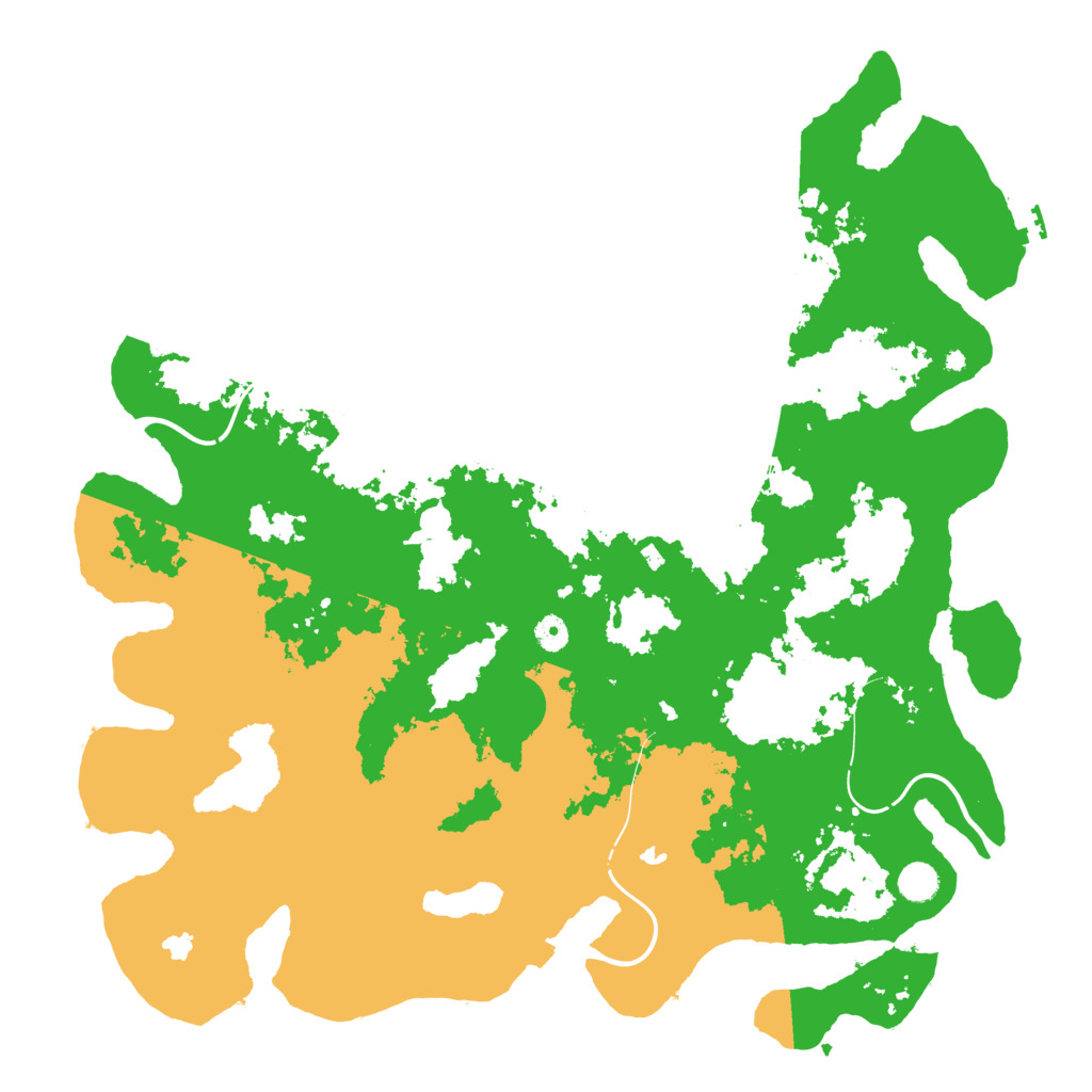 Biome Rust Map: Procedural Map, Size: 4800, Seed: 2034692723