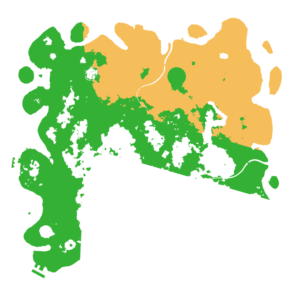 Biome Rust Map: Procedural Map, Size: 4300, Seed: 1308403222
